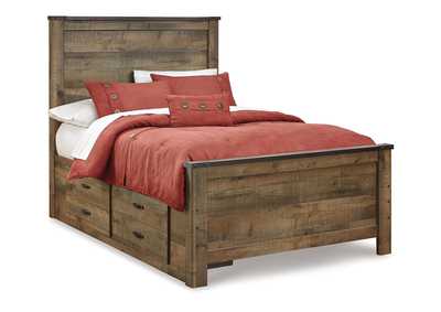 Image for Trinell Full Panel Bed with 2 Storage Drawers