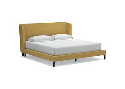 Maloken King Upholstered Bed with Roll Slats,Ashley