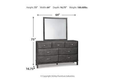 Caitbrook Dresser, Mirror and 2 Nightstands,Signature Design By Ashley