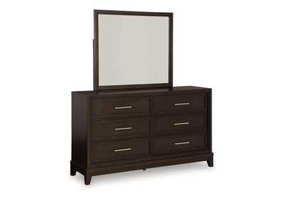 Neymorton Queen Upholstered Panel Bed with Mirrored Dresser and 2 Nightstands,Signature Design By Ashley