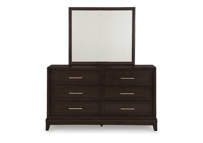 Neymorton King Upholstered Panel Bed with Mirrored Dresser and 2 Nightstands,Signature Design By Ashley