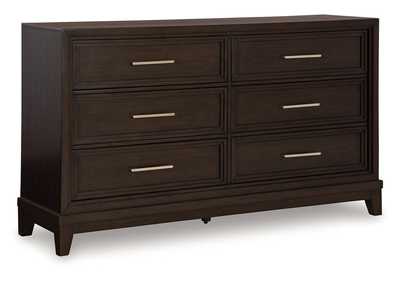 Neymorton King Upholstered Panel Bed with Dresser,Signature Design By Ashley