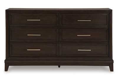 Neymorton Queen Upholstered Panel Bed with Dresser and 2 Nightstands,Signature Design By Ashley