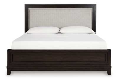 Neymorton King Upholstered Panel Bed with Dresser and 2 Nightstands,Signature Design By Ashley