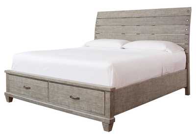 Image for Naydell California King Panel Bed with 2 Storage Drawers
