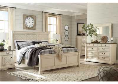 Image for Bolanburg California King Panel Bed with Mirrored Dresser and 2 Nightstands