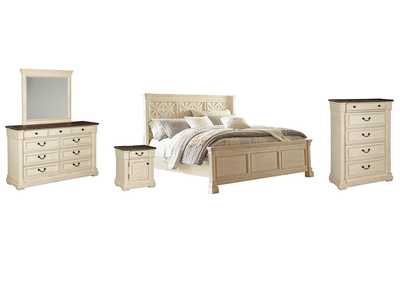Image for Bolanburg Queen Panel Bed with Mirrored Dresser, Chest and Nightstand
