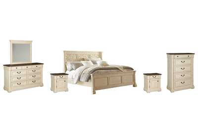 Image for Bolanburg Queen Panel Bed with Mirrored Dresser, Chest and 2 Nightstands