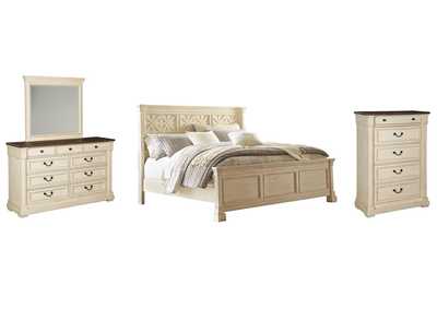 Image for Bolanburg Queen Panel Bed with Mirrored Dresser and Chest