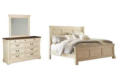 Image for Bolanburg California King Panel Bed with Mirrored Dresser