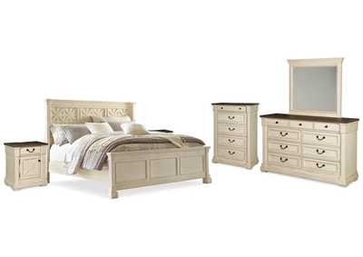 Image for Bolanburg King Panel Bed with Mirrored Dresser and 2 Nightstands
