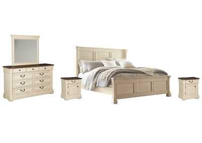 Image for Bolanburg Queen Panel Bed with Mirrored Dresser and 2 Nightstands