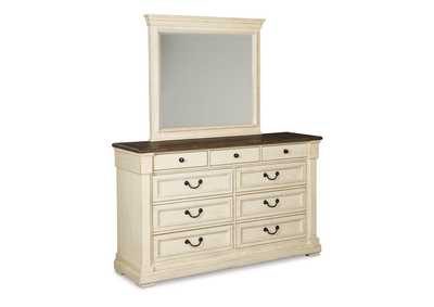 Bolanburg California King Panel Bed with Mirrored Dresser,Signature Design By Ashley
