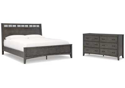 Montillan California King Panel Bed with Dresser,Signature Design By Ashley