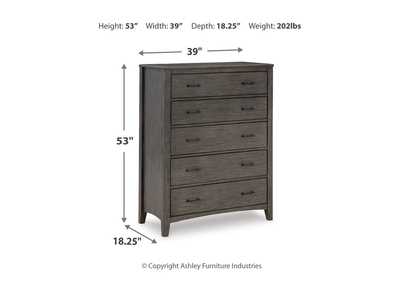 Montillan King Panel Bed with Mirrored Dresser, Chest and Nightstand,Signature Design By Ashley