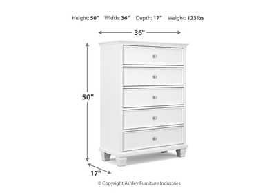 Fortman King Panel Bed with Mirrored Dresser, Chest and Nightstand,Signature Design By Ashley