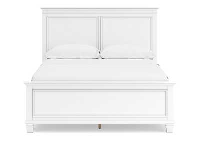 Fortman Queen Panel Bed with Mirrored Dresser and Chest,Signature Design By Ashley