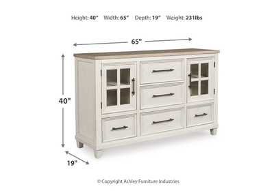 Shaybrock King Panel Bed with Dresser,Benchcraft