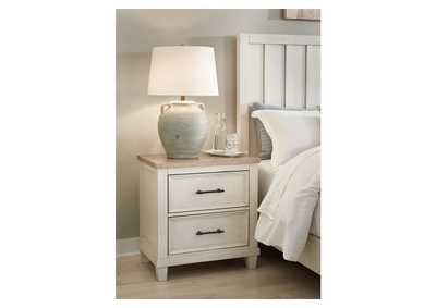 Shaybrock California King Panel Bed with Mirrored Dresser and 2 Nightstands,Benchcraft