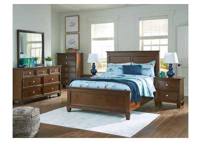 Danabrin Full Panel Bed with Mirrored Dresser, Chest and Nightstand,Signature Design By Ashley