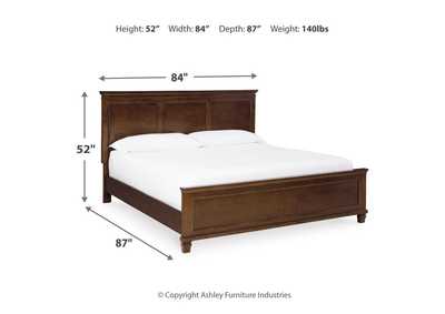 Danabrin King Panel Bed with Mirrored Dresser, Chest and Nightstand,Signature Design By Ashley