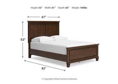 Danabrin Full Panel Bed with Mirrored Dresser, Chest and 2 Nightstands,Signature Design By Ashley