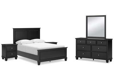 Lanolee Full Panel Bed with Mirrored Dresser and 2 Nightstands,Signature Design By Ashley