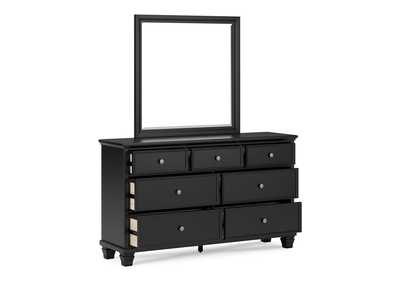 Lanolee California King Panel Bed, Dresser and Mirror,Signature Design By Ashley