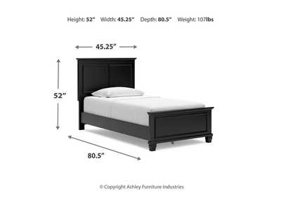 Lanolee Twin Panel Bed,Signature Design By Ashley