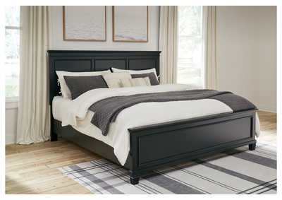 Lanolee King Panel Bed with Mirrored Dresser, Chest and 2 Nightstands,Signature Design By Ashley