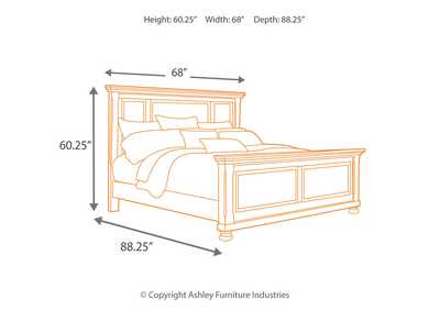 Porter Queen Panel Bed with Dresser,Millennium