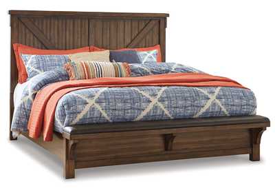 Lakeleigh California King Panel Bed with Upholstered Bench,Signature Design By Ashley
