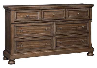 Flynnter California King Panel Bed with Dresser,Signature Design By Ashley