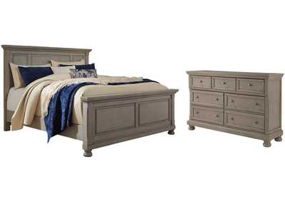 Image for Lettner Queen Panel Bed with Dresser