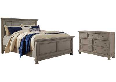 Image for Lettner King Panel Bed with Dresser