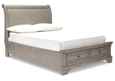 Image for Lettner Full Sleigh Bed with 2 Storage Drawers