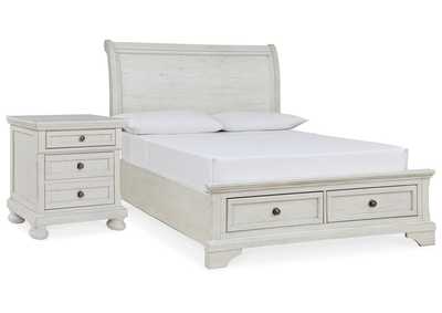 Image for Robbinsdale Full Storage Bed and Nightstand