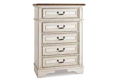 Realyn Queen Upholstered Panel Bed, Dresser, Mirror, Chest and Nightstand,Signature Design By Ashley
