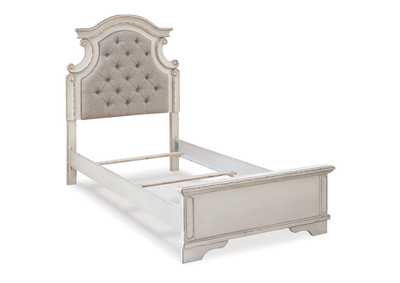 Realyn Twin Upholstered Panel Bed and Nightstand,Signature Design By Ashley