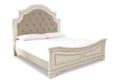 Realyn King Upholstered Panel Bed with Dresser,Signature Design By Ashley