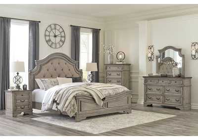 Lodenbay California King Panel Bed with Mirrored Dresser, Chest and 2 Nightstands,Signature Design By Ashley