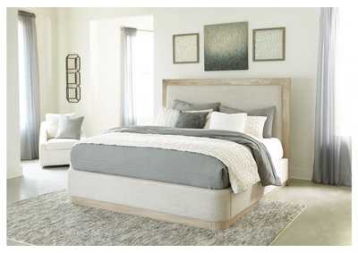 Hennington King Upholstered Bed,Millennium