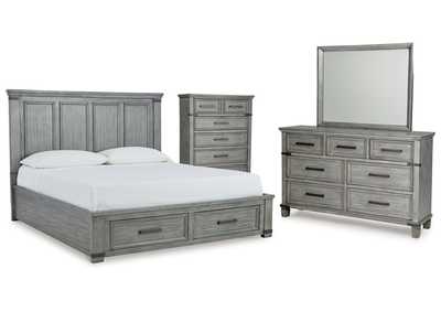 Image for Russelyn King Panel Storage Bed, Dresser, Mirror and Chest