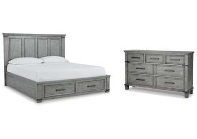 Russelyn California King Storage Bed with Dresser,Signature Design By Ashley