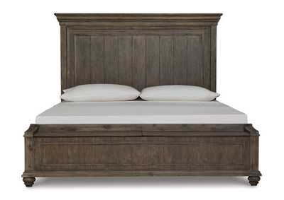 Johnelle Queen Panel Bed with Storage Bench,Millennium