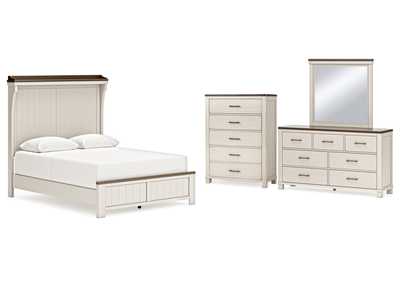 Darborn Queen Panel Bed with Mirrored Dresser and Chest,Signature Design By Ashley