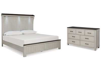 Darborn King Panel Bed with Dresser,Signature Design By Ashley