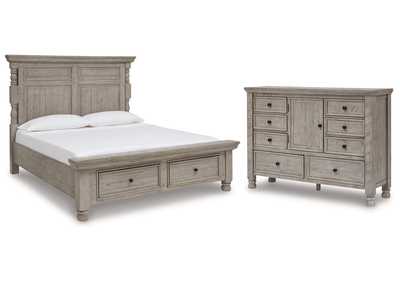 Image for Harrastone California King Panel Bed with Dresser