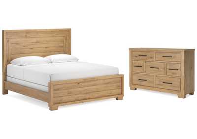 Galliden King Panel Bed with Dresser,Signature Design By Ashley