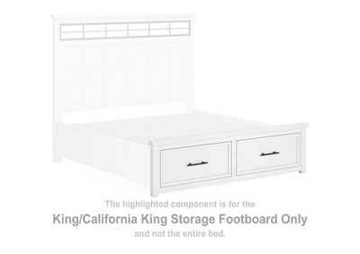 Ashbryn California King Panel Storage Bed,Benchcraft